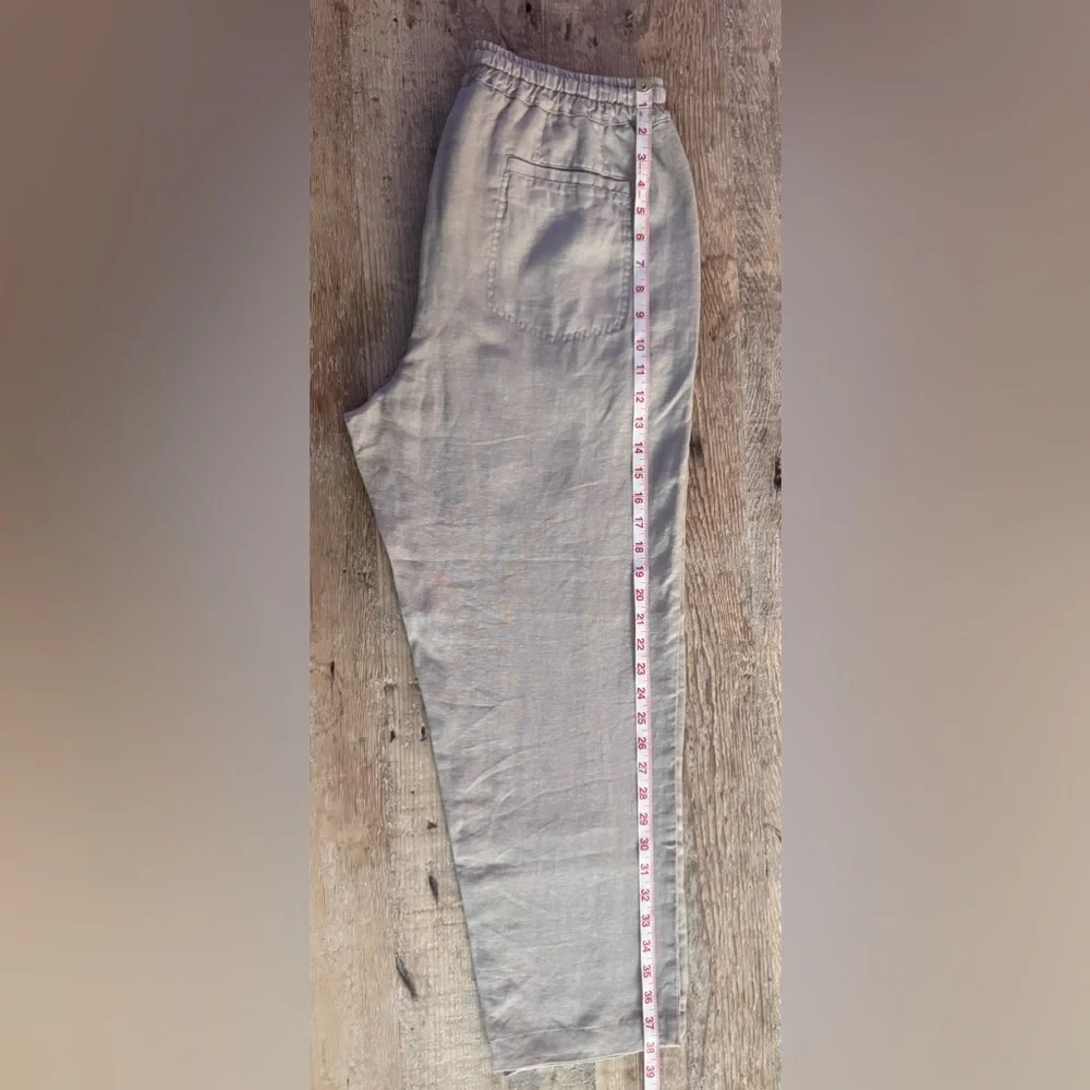 Altea Milano Men's Linen Drawstring Pants Size Large